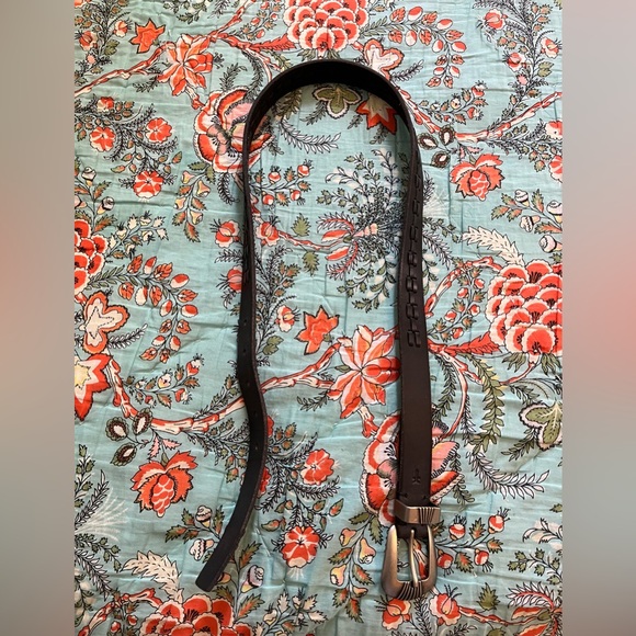 Frye Black Leather Belt - Picture 2 of 4